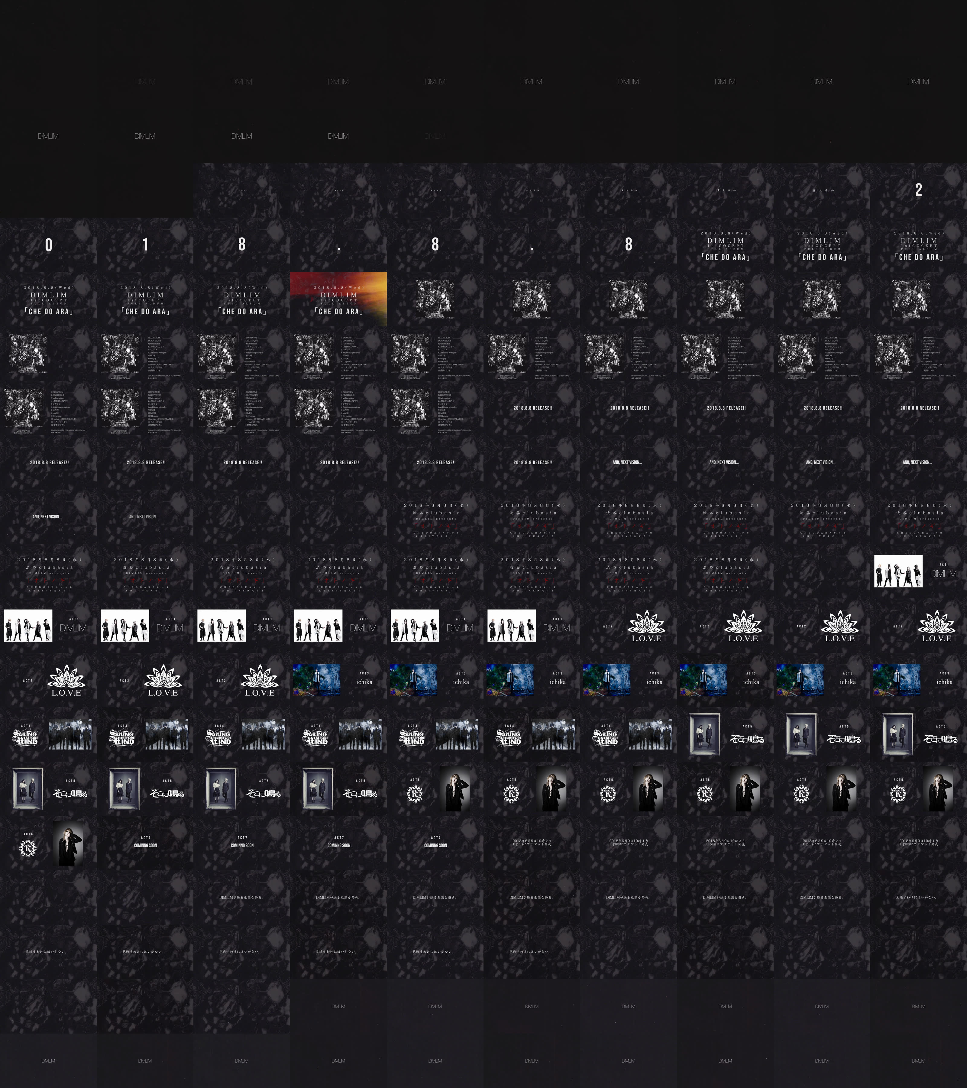 DIMLIM 1st CONCEPT FULL ALBUM「CHEDOARA」リリース決定、さらに初の